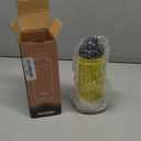 koodee Water Bottle-16 oz Stainless Steel Double Wall Vacuum Insulated Wide Mouth Water Bottle for Back to School-Reusable Metal Flask with Leakproof Spout Lid (Yellow)