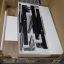 Height Adjustable Electric Standing Desk, 48 x 24 Inches Sit Stand up Desk, Memory Computer Home Office Gaming Desk with 3 Preset Heights, cable management box,2 Hooks & 5 Velcro Cable Tie, Brown