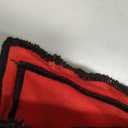 MIULEE Fall Linen Throw Pillow Covers, 2 Piece 18x18 Inch Black, Boho Euro Pillowcases for Bed to Infuse Elegance, Ideal for Halloween Sofa Couch Cushion in Home Decor Upgrade, Red 