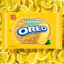 OREO Lemon Creme Sandwich Cookies, Family Size, 18.71 oz