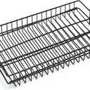GrillPro 24785 Non-Stick Flat Spit Rotisserie Grill Basket