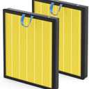 Vital 200S Pet Care Replacement Filter Compatible with LEVOIT Vital 200S Air Purifier, 3-in-1 Filtration with Activated Carbon Vital 200S-P Filter, Vital 200S-RF-PA (LRF-V201-YUS), 2 Pack, Yellow