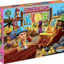 JH5 Construction Kids Board Game for Kids Ages 4 and Up, Fun and Cooperative Building Game for 2-4 Players, Easy to Learn, Perfect for Family Time