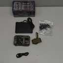 Solar Trail Camera 48MP 30FPS, WiFi Bluetooth Game Camera with Motion Activated 0.2s Trigger, Night Vision Motion Activated IP66 Waterproof for Wildlife Scouting with 32GB Micro SD Card (Grey)