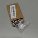 uxcell 60Pcs Stainless Steel Cord Ends, 6mm ID Column Leather Cord End Caps for Bracelet Jewelry Making DIY, Silver Tone