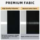 Black Backdrop,5x10FT Black Photo Backdrop for Photography Background Backdrops Curtain for Portraits Studio Photoshoot Halloween Party Screen Video Recording