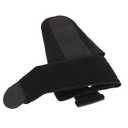 Foot Splint for Foot Support Comfortable Wrap and Drop Nighttime Orthosis for Plantar Rehabilitation Lightweight Design for Daytime Use (25x13x0.5cm, Black)
