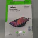 Belkin Quick Charge Wireless Charging Pad - 10W Qi-Certified Charger Pad for iPhone, Samsung Galaxy, Apple Airpods Pro & More - Charge While Listening to Music, Streaming Videos, & Video Calls - Black