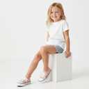 PATPAT Toddler Sneakers Girls Tennis Shoes for Boys Kids Slip On Sneakers Little Big Lace Up Casual Canvas Shoes