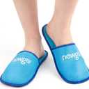 NEWGO Foot Ice Pack Slippers for Plantar Fasciitis and Neuropathy, HSA or FSA Eligible 2 Pack Gel Ice Slippers Hot Cold Pack for Bunion Surgery Pain Relief, Burning Feet