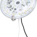 18W 2000LM LED Ceiling Fan Light Panel, Magnetic LED Retrofit Light Board LED Flush Mount Ceiling Light for Bedroom Living Room