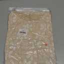 PRSFPN Women's Ruffle Hem Jacquard Dress Casual Sleeveless Tank Floral Mini Dress Smock Wedding Guest Dresses (Beige, XX-Large)