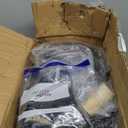 C&AHOME 16-Cube Storage Organizer, Plastic Shelves Units, DIY Closet Organizer, Modular Shelves Ideal for Home, Bedroom, 48.4" L 12.4" W 48.4" H Grey UPCS16G