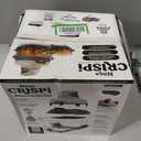Ninja Crispi 4-in-1 Glass Air Fryer | 450F | Non-Toxic | 4QT & 6-Cup Glass Containers w/Lids | Microwave, Freezer, Dishwasher Safe | Max Crisp, Air Fry, Bake, Recrisp | Stone | FN101ST