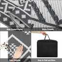 LILIOFFIC Outdoor Rug Waterproof 8x10 ft Outdoor Carpet Patio Rug Mat Reversible RV Camping Rug Plastic Straw Rug Outside Outdoor Area Rug for Patio Deck Balcony Backyard Picnic Beach