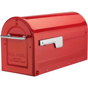 Architectural Mailboxes 7900-7R-SR Boulder Mailbox, Red