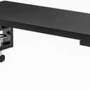 ARES WING 22 inches Desk Extender Shelf, 22"x 9.8" Versatile Clamp on Desk Shelf, Heavy Duty Desktop Organizer for Gaming and Office Accessories, Black