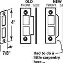 Mortise Keyed Lock Set with Classic Knobs, Perfect for Replacing Broken Antique Door Knob Sets, Fits 1-3/8 in.-1-3/4 in. Interior Doors, Oil Rubbed Bronze, 1 Pack