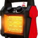 Outdoor Heaters for Patio, 1500W Garage Heater with Overheat Protection, 3S Fast Heating Electric Portable Electric Patio Heater, Greenhouse Heaters, Garage, Indoor Outdoor Use