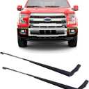 Windshield Wiper Arm Compatible with Ford F-150 F-250 F-350 F-450 F-550 Super Duty Expedition 2015-2022, Lincoln Navigator 2018-2021, Front Left and Right, Replace# FL3Z-17527-A, FL3Z-17526-A