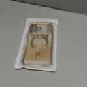 Misscase Magnetic Glitter Case for iPhone 17 Pro Max,Gradient Love Hearts Plating Phone Case Compatible with MagSafe,Built-in Camera Lens Protector,Cute Full Cover Protection Case for Women-Gold