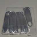 Therwen 10 Pcs Safety Box Cutter Knife of Stainless Steel Concealed Blade Package Opener with Tape Splitter for Carton Cardboard Wrap Letter Work Bag Straps Film Utility Tool (Black)