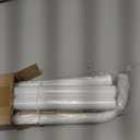 PVC Pipe 17" Long Sch40 Industrial Pipes for Home DIY, Greenhouse, Garden, Farm, Workshop, Furniture Grade, White (0.75" x 17"L)