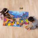 Melissa & Doug Underwater Ocean Floor Puzzle, 48 pc Jumbo Jigsaw Puzzle, Educational Screen Free Activity for Toddler, Preschoolers and Kids Ages 3+ (2 x 3 Feet) - FSC Certified