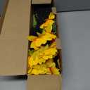 Homeleo Solar Lights Outdoor Garden Waterproof,Upgraded 3-Pack 9 Flowers Solar Sunflowers Stake for Yard Decor,LED Artificial Flowers for Lawn Patio Porch Flowerbed Pathway Grave Cemetery Decorations