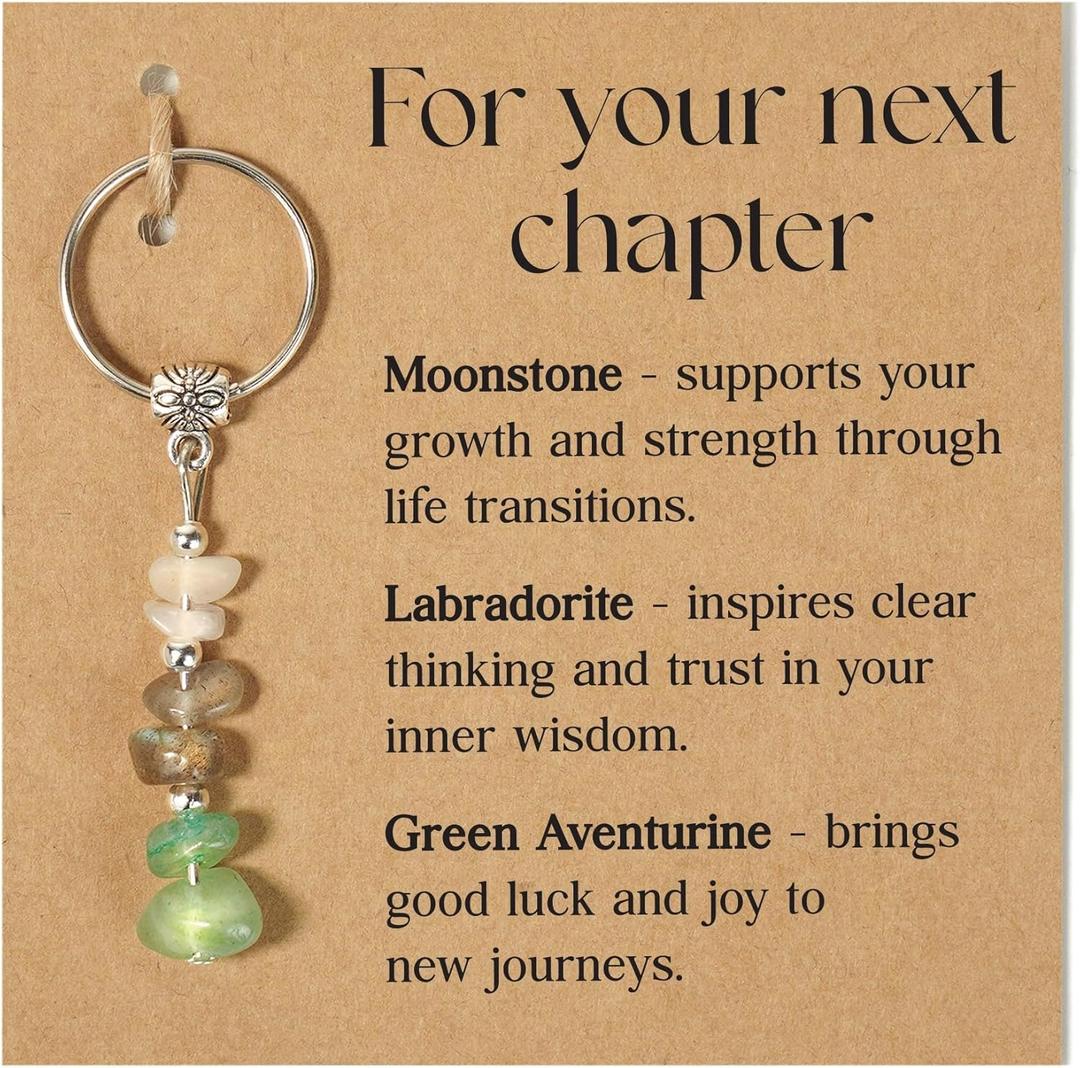 Keychain For Coworker, Teacher, Nurse, Friend, Senior, Retirement Gift For Woman, Farewell, Going Away, New Job Key Chains, Last Minute Stocking Stuffers, Valentine Day Self Care Gifts (For Your Next Chapter)