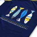 Boys Two Piece Rash Guard Swimsuits Kids Long Sleeve Sunsuit Swimwear Sets, Size: 2-3T