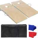 Cornhole Board Set, 4 ft x 2 ft Regulation Size Corn Hole Game Set for Adults with Set of 8 Corn Hole Toss Bags and Carrying Case