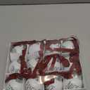 Christmas Decoration, 2.4 Inch 12PCS Farmhouse White Christmas Ornament with Buffalo Plaid Bows, Christmas Tree Decor, Set