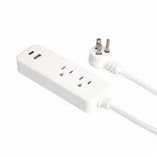 Helix Powerup Dual Outlet Power Strip With A & C Ports