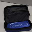 Insulin Cooler Travel Case TSA Approved Medication Diabetic Cooler for Travel with Temperature Display Refrigerated Medicine Organizer Bag with 2 Ice Pack (Blue)