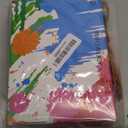 Women Red Orange Costume Wig with Glasses Necklace and Earrings Short Curly Afro Hair Wigs for 70s Romp Cosplay Halloween Party (Orange)