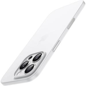 JETech Ultra Slim Case for iPhone 16 Pro Max 6.9 Inch, Camera Lens Full Protection, Lightweight Matte Finish PP Hard Minimalist Cover (White Titanium)