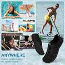 Hike Barefoot Water Shoes for Women Men Footwear, Quick Dry Wide Toe Box Pro Beach Swim Athletic Sports Shoes, Non-Slip Lightweight Aqua Shoe for Pool Hiking Walking Kayaking Diving Surfing 37