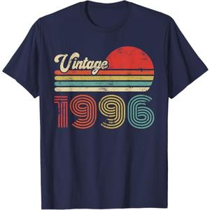 29 Year Old Birthday Vintage 1996 29th Birthday T-Shirt (Small)
