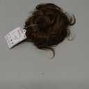 RUWISS Messy Bun Hair Piece Human Hair Messy Rose Bun Hair Buns Hair Piece for Women Real Hair Scrunchies Updo Hair Pieces Bun Extension Ponytail Messy Hair Bun (Dark Brown with Golden Blonde)