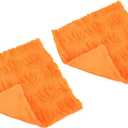 Pumpkin Autumn Boho Style 2 Pieces Rusty Red Decorative Cushion Cover for Sofa Living Room