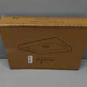 Mela Artisans Distressed White Wooden Decorative Tray with Handles | 16x12x2.5 Mango Wood Ottoman Tray | for Kitchen Countertop | Coffee Table | Snacks | Desserts | Breads | Bedroom Decor