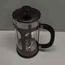 Veken French Press Coffee Maker 34oz, No Plastic Touching Cafe,Thickened Glass Stainless Steel Brewer, Cold Brew Cafetera Tea pot for Kitchen Travel Camping, Gifts, Decor, Bar Accessories, Dark Pewter