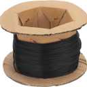 uxcell Screen Spline, 0.09" x 250ft Round Window Screen Repair Retainer Spline for Door Window Screens Replacement, Black 1 Roll