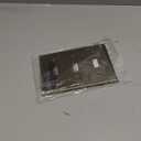 ENERLITES Triple Toggle Light Switch Metal Cover Plate, Stainless Steel Wall Plate, Corrosion Resistant, Standard Size 3-Gang 4.50" x 6.38", Stainless Steel 201, 7713-AB, Antique Brass