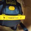 STANLEY SL18116 Wet/Dry Vacuum, 6 Gallon, 4 Horsepower, Stainless Steel Tank, 4.0 HP, Silver+Yellow