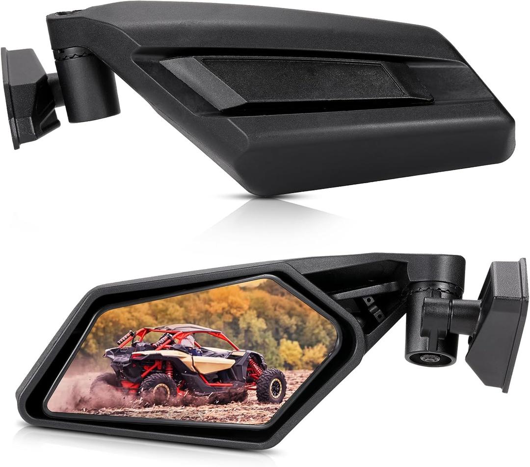 X3 Side Mirrors Maverick X3 Side View Mirrors Compatible with Can Am Maverick X3 Max XRS XDS Turbo R RR 2017-2025