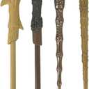 Harry Potter Wizarding World Wand Pens Set of 4 - Voldemort, Hermione, Dumbledore Wands