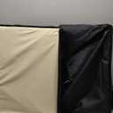 Back Seat Extender for Dogs, PU Leather Dog Car Seat Cover for Back Seat with Hard Bottom, 100% Waterproof, Scratch Proof and Anti Slip Dog Hammock for Cars and SUVs, Holds 400 lbs (Large, full-black)