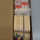 Colorful Jokers and Marbles Board Game Pegs and Jokers Card Game for 2-8 Players 8 Solid Wood Game Boards 4 Colors 40 Marbles 4 Decks of Cards Full Size Game Set